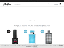 Tablet Screenshot of klipshop.lt